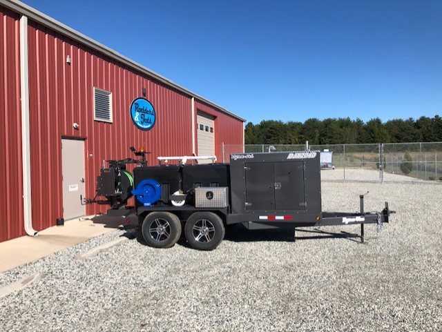trailer mounted sewer jetters, vacuum machines, jet, jetting tools, 